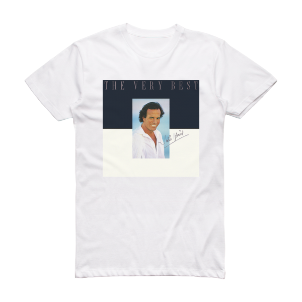 Julio Iglesias The Very Best Album Cover T-Shirt White