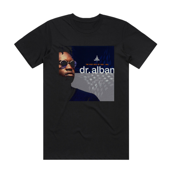 Dr Alban The Very Best Of 1990 1997 Album Cover T-Shirt Black