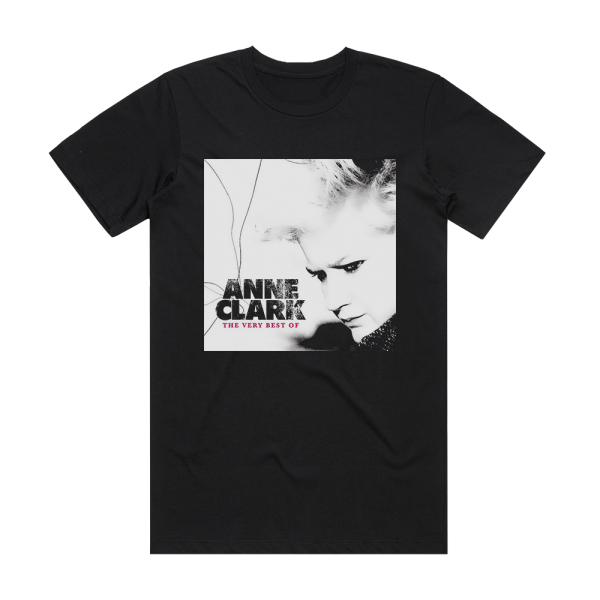 Anne Clark The Very Best Of Album Cover T-Shirt Black