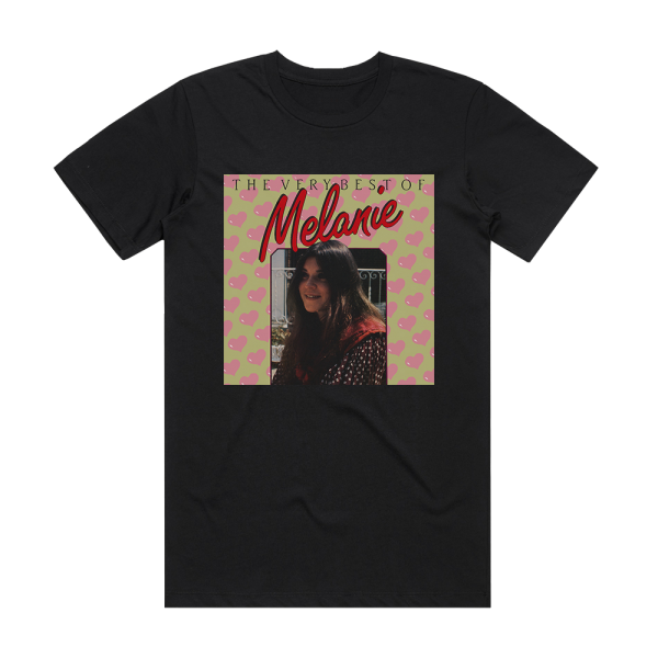 Melanie The Very Best Of Album Cover T-Shirt Black