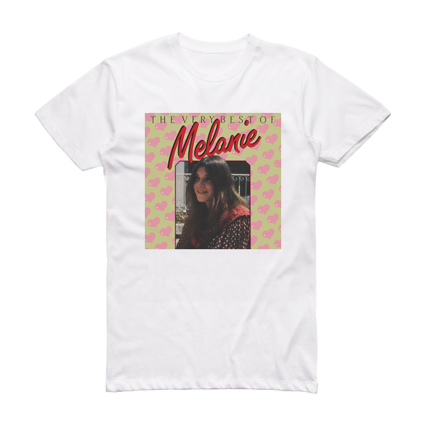 Melanie The Very Best Of Album Cover T-Shirt White