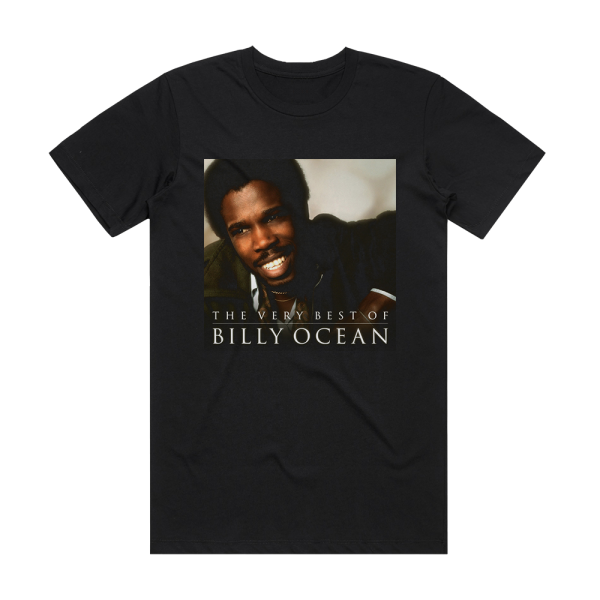 Billy Ocean The Very Best Of Billy Ocean Album Cover T-Shirt Black