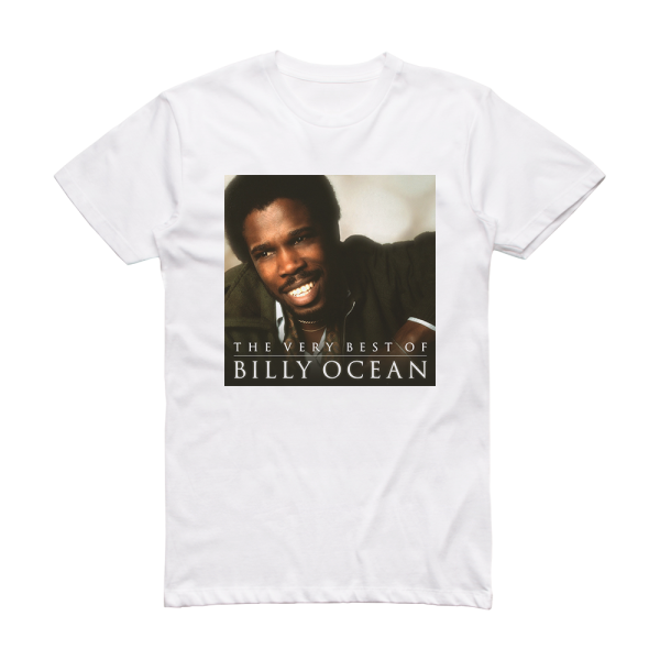 Billy Ocean The Very Best Of Billy Ocean Album Cover T-Shirt White