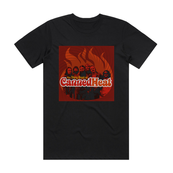 Canned Heat The Very Best Of Canned Heat Album Cover T-Shirt Black