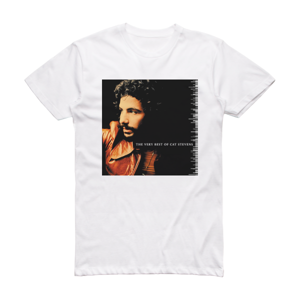 Cat Stevens The Very Best Of Cat Stevens 2 Album Cover T-Shirt White