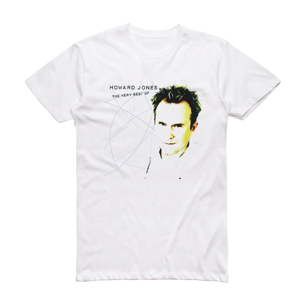 Howard Jones The Very Best Of Howard Jones Album Cover T-Shirt White