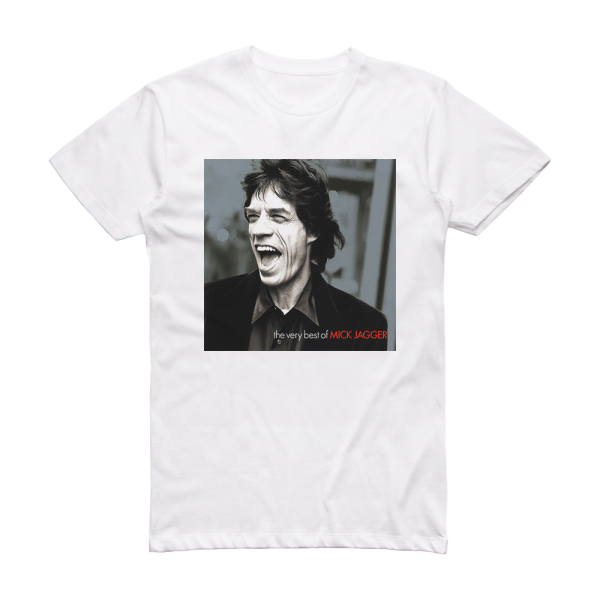 Mick Jagger The Very Best Of Mick Jagger Album Cover T-Shirt White