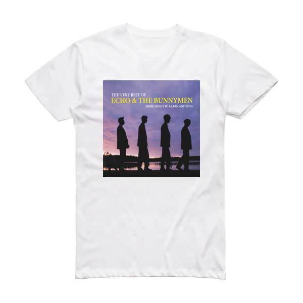 Echo & The Bunnymen The Very Best Of More Songs To Learn And Sing Album Cover T-Shirt White