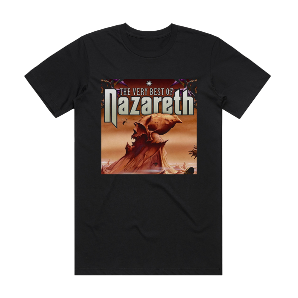 Nazareth The Very Best Of Nazareth Album Cover T-Shirt Black