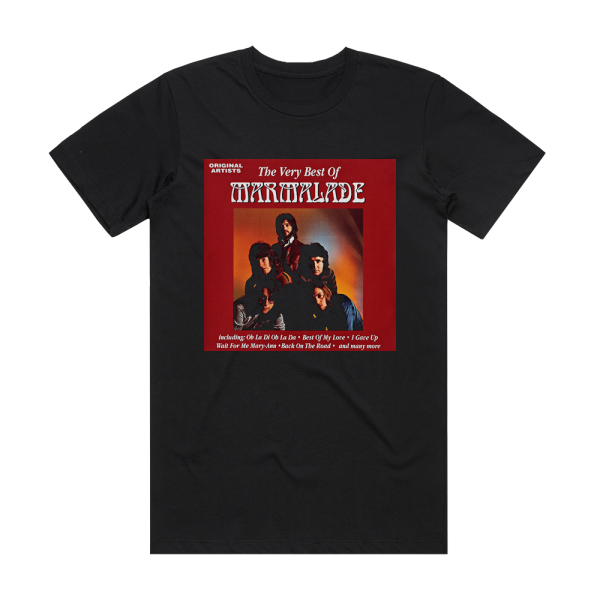Marmalade The Very Best Of The Marmalade Album Cover T-Shirt Black