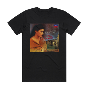 Antonio Vivaldi The Vivaldi Album Il Giardino Armonico Feat Conductor Giovanni Antonini Mezzo Soprano Cecilia Bartoli Album Cover T-Shirt Black