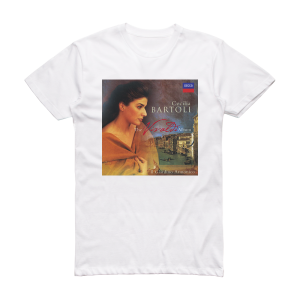 Antonio Vivaldi The Vivaldi Album Il Giardino Armonico Feat Conductor Giovanni Antonini Mezzo Soprano Cecilia Bartoli Album Cover T-Shirt White