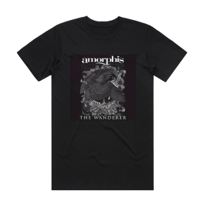 Amorphis The Wanderer Album Cover T-Shirt Black