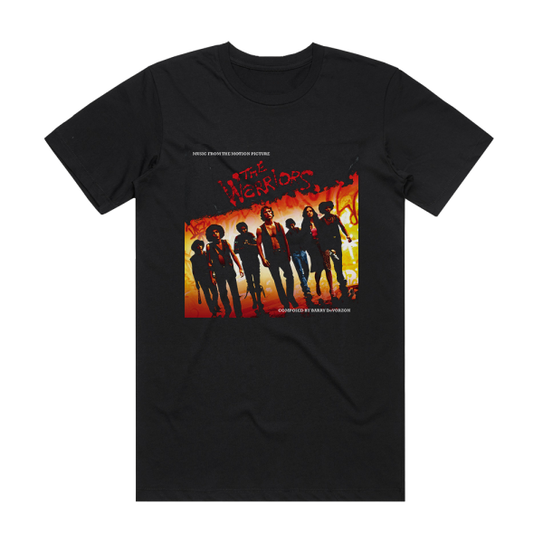 Barry De Vorzon The Warriors Album Cover T-Shirt Black