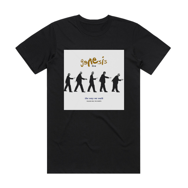 Genesis The Way We Walk Volume 1 The Shorts Album Cover T-Shirt Black