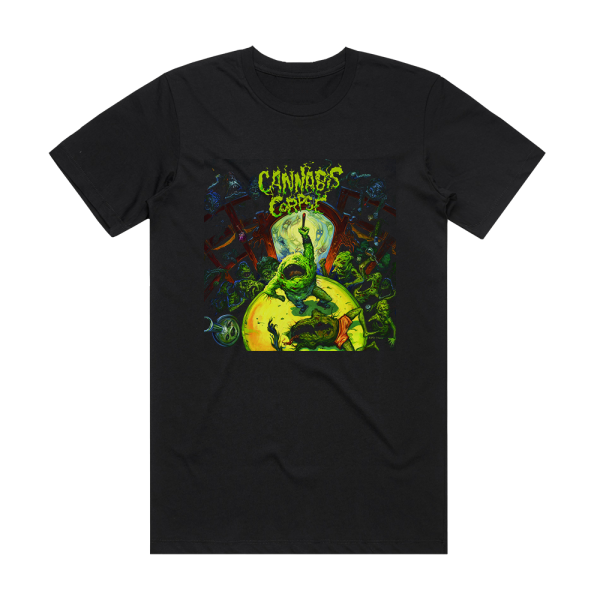 Cannabis Corpse The Weeding Ep Album Cover T-Shirt Black