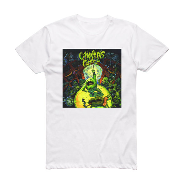 Cannabis Corpse The Weeding Ep Album Cover T-Shirt White