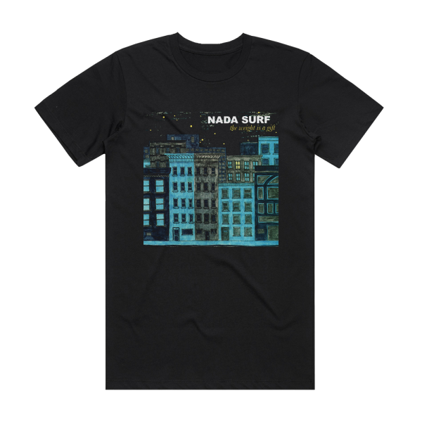 Nada Surf The Weight Is A Gift Album Cover T-Shirt Black
