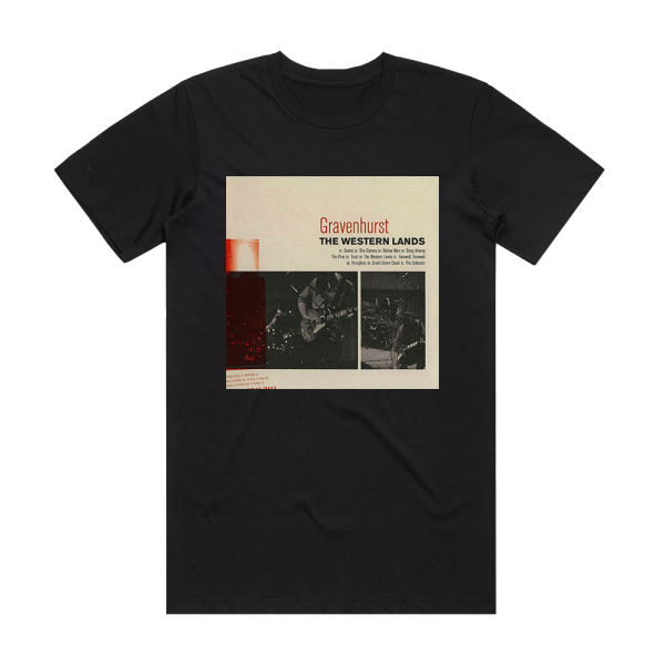 Gravenhurst The Western Lands Album Cover T-Shirt Black