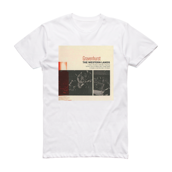 Gravenhurst The Western Lands Album Cover T-Shirt White