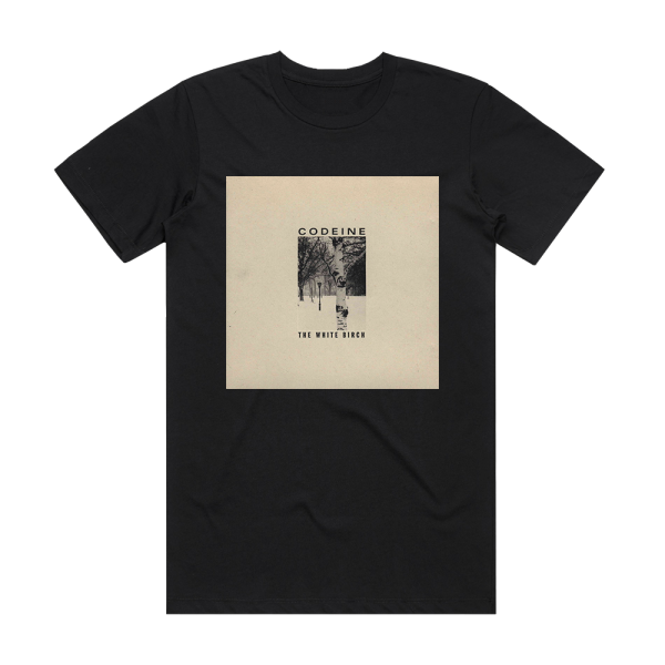 Codeine The White Birch Album Cover T-Shirt Black
