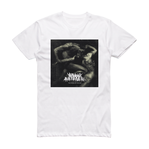 Anaal Nathrakh The Whole Of The Law Album Cover T-Shirt White