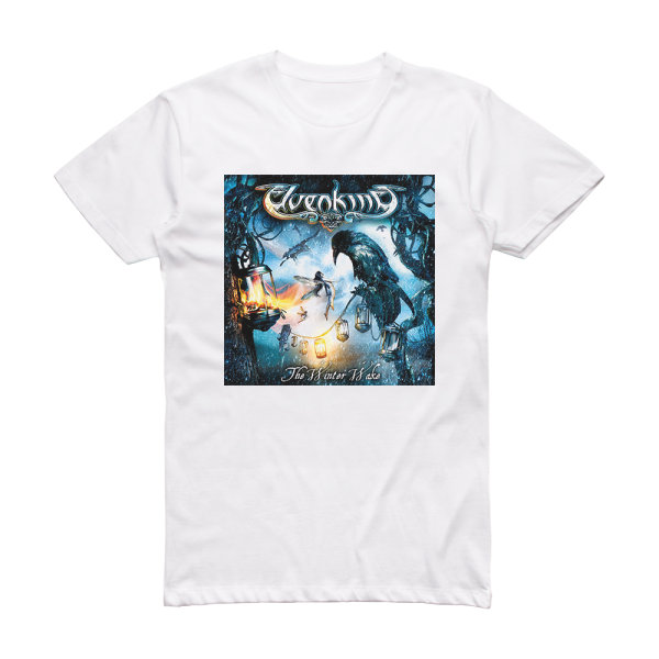 Elvenking The Winter Wake Album Cover T-Shirt White