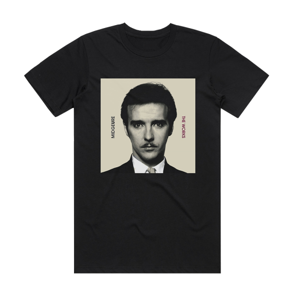 Midge Ure The Works Album Cover T-Shirt Black