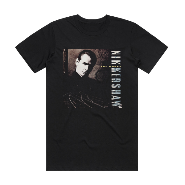 Nik Kershaw The Works Album Cover T-Shirt Black