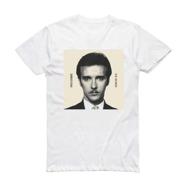 Midge Ure The Works Album Cover T-Shirt White