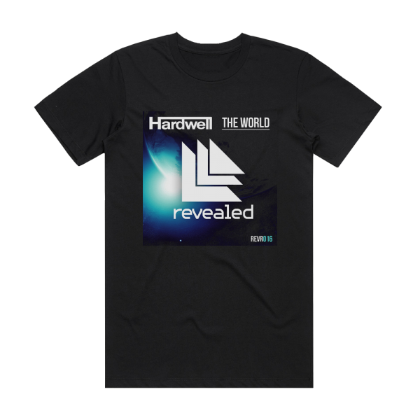 Hardwell The World Album Cover T-Shirt Black