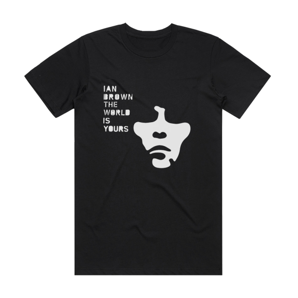 Ian Brown The World Is Yours Album Cover T-Shirt Black