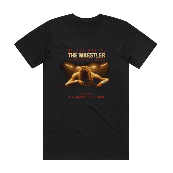Clint Mansell The Wrestler Album Cover T-Shirt Black