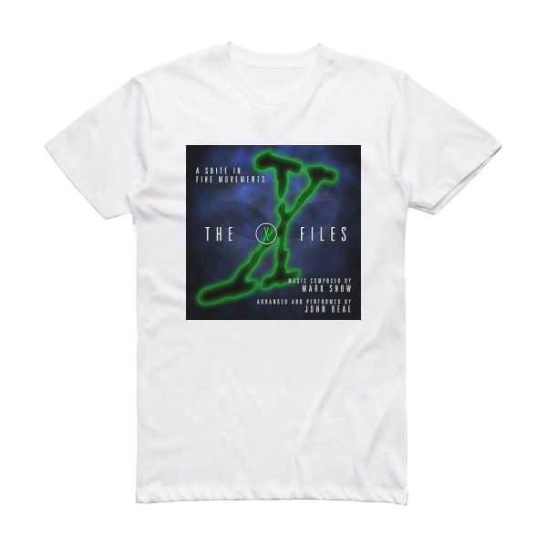 Mark Snow The X Files A Suite In Five Movements Album Cover T-Shirt White