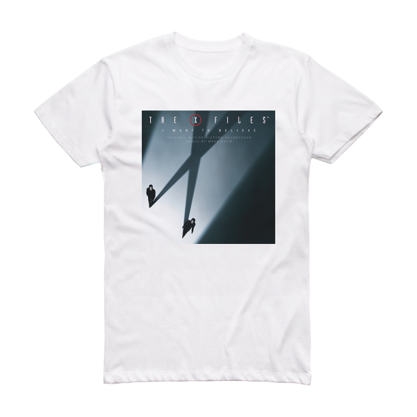 Mark Snow The X Files I Want To Believe 1 Album Cover T-Shirt White