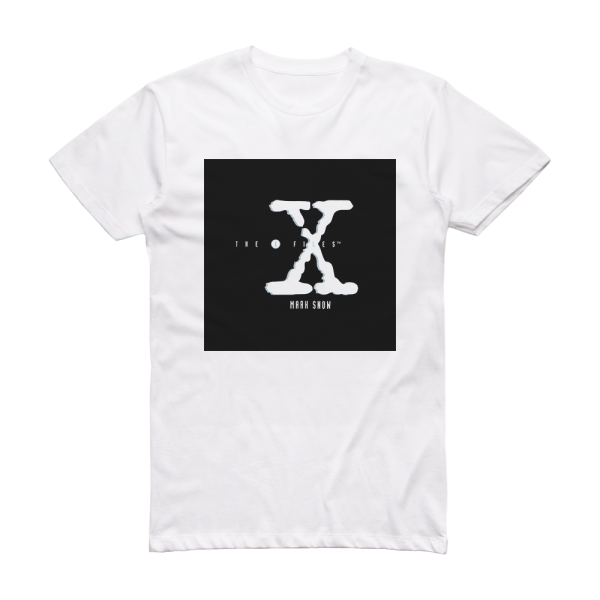 Mark Snow The X Files Theme Album Cover T-Shirt White