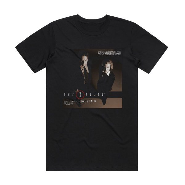 Mark Snow The X Files Volume Two 2 Album Cover T-Shirt Black