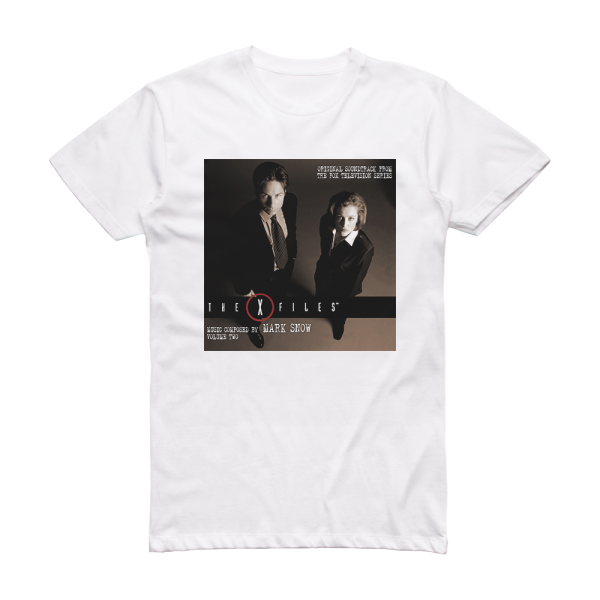 Mark Snow The X Files Volume Two 2 Album Cover T-Shirt White