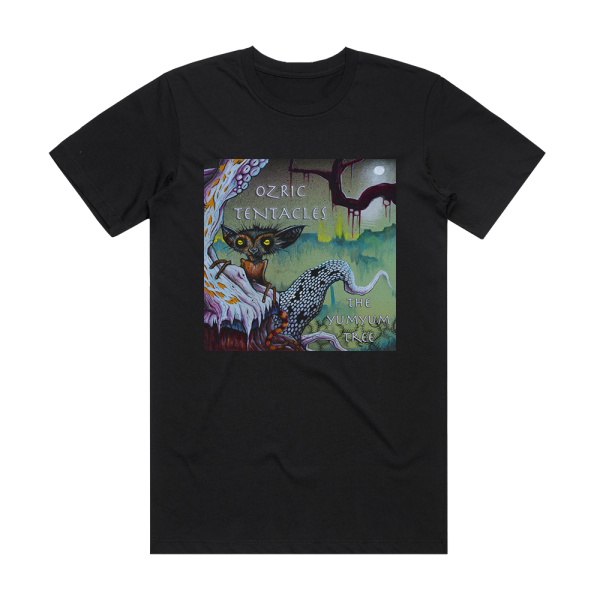 Ozric Tentacles The Yumyum Tree Album Cover T-Shirt Black