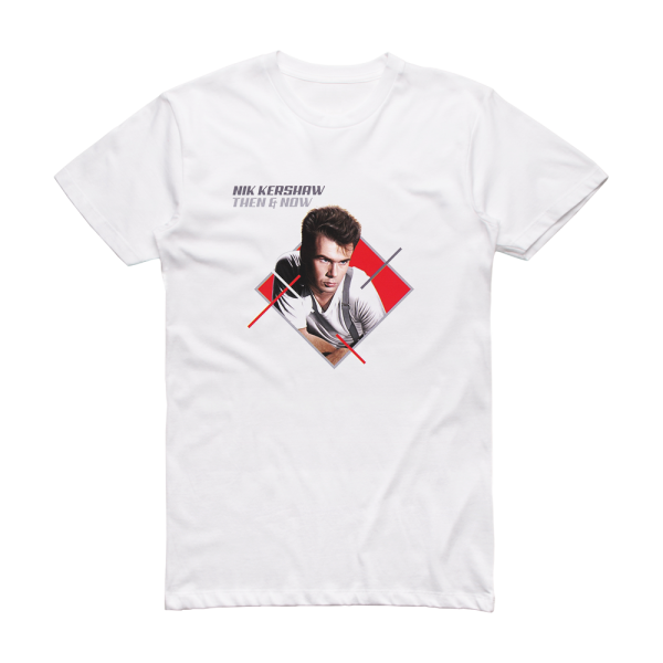 Nik Kershaw Then Now Album Cover T-Shirt White