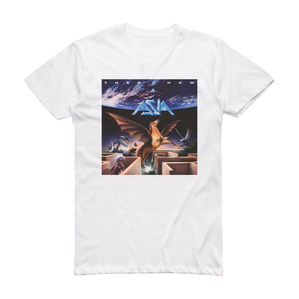 Asia Then Now Album Cover T-Shirt White