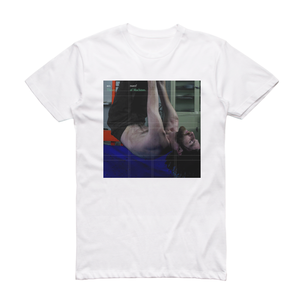 Ben Frost Theory Of Machines Album Cover T-Shirt White