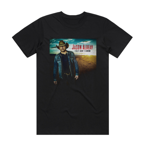 Jason Aldean They Dont Know Album Cover T-Shirt Black