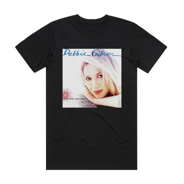 Debbie Gibson Think With Your Heart Album Cover T-Shirt Black