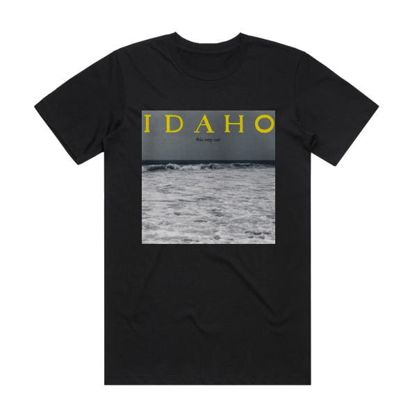 Idaho This Way Out Album Cover T-Shirt Black