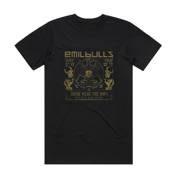 Emil Bulls Those Were The Days  Best Of Rare Tracks Album Cover T-Shirt Black