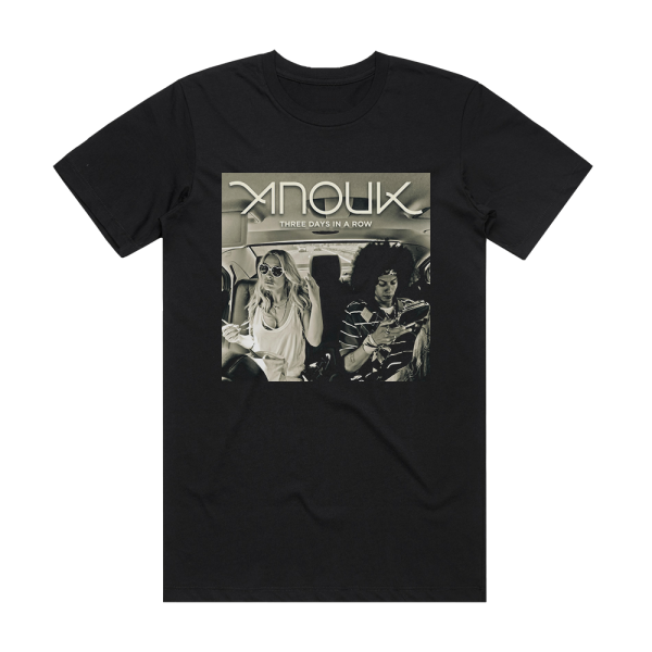 Anouk Three Days In A Row Album Cover T-Shirt Black