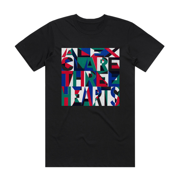 Alex Clare Three Hearts Album Cover T-Shirt Black