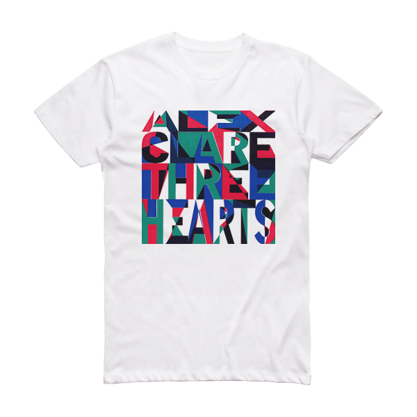 Alex Clare Three Hearts Album Cover T-Shirt White
