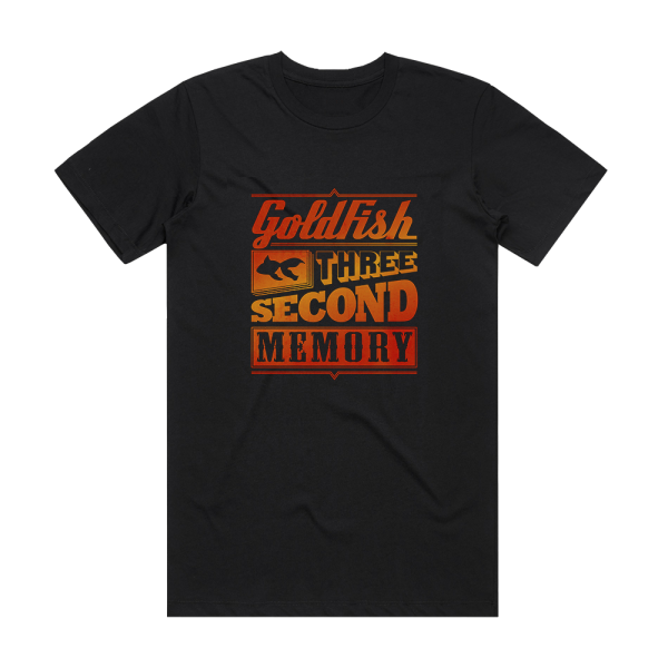 Goldfish Three Second Memory 1 Album Cover T-Shirt Black